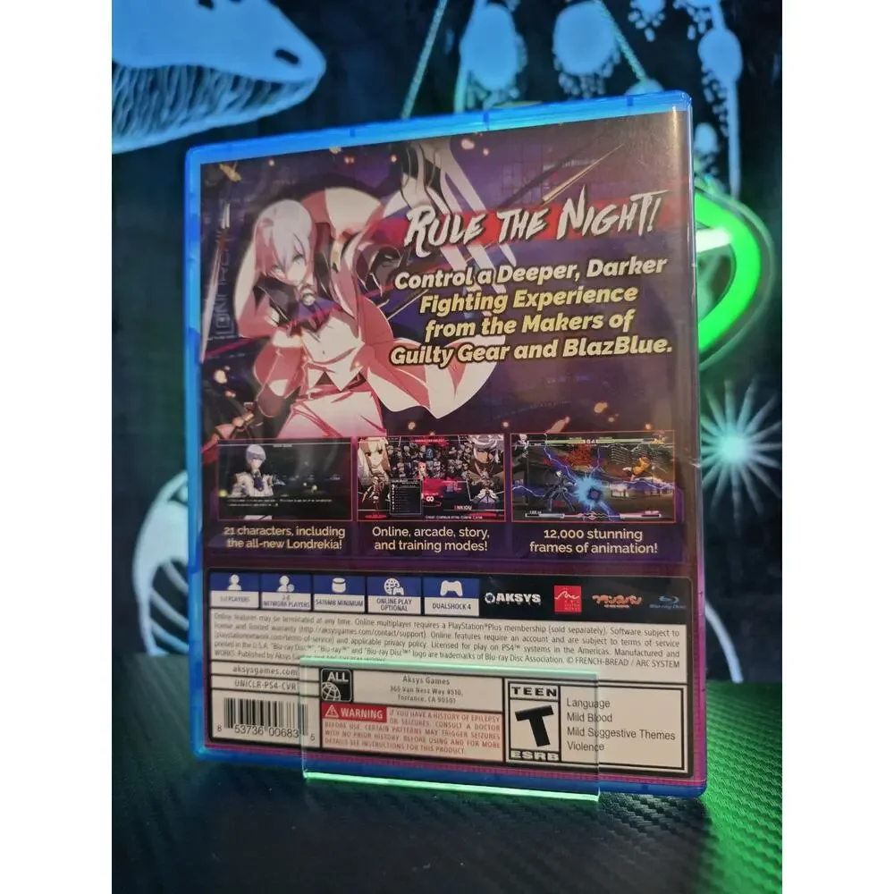 Sony PlayStation 4 Arc Systems Under Night In-Birth Exe:Late[cl-r] 2020